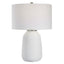 Uttermost Lighting Heir Chalk White Table Lamp House of Isabella UK
