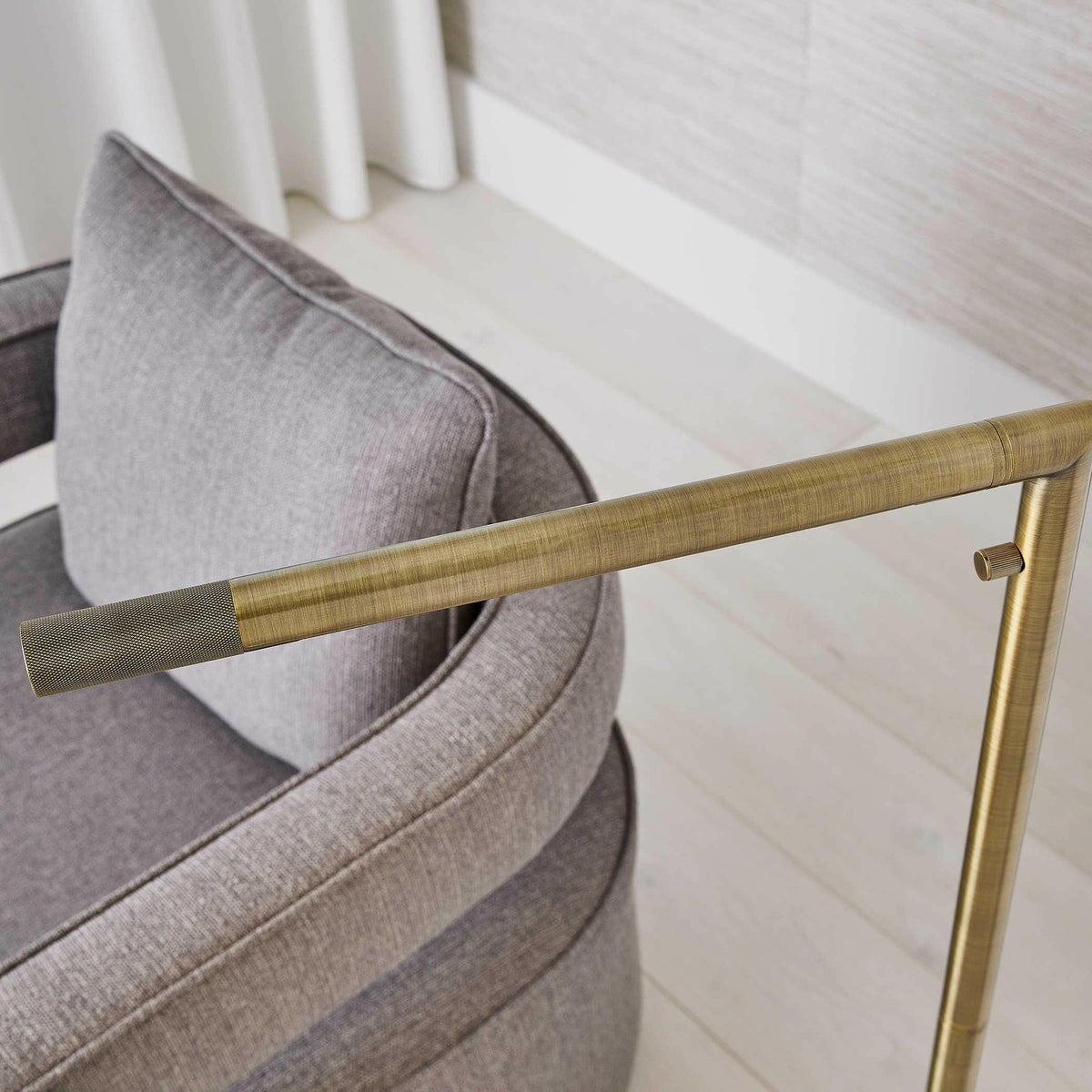 Highlight Floor Lamp - Antique Brass.