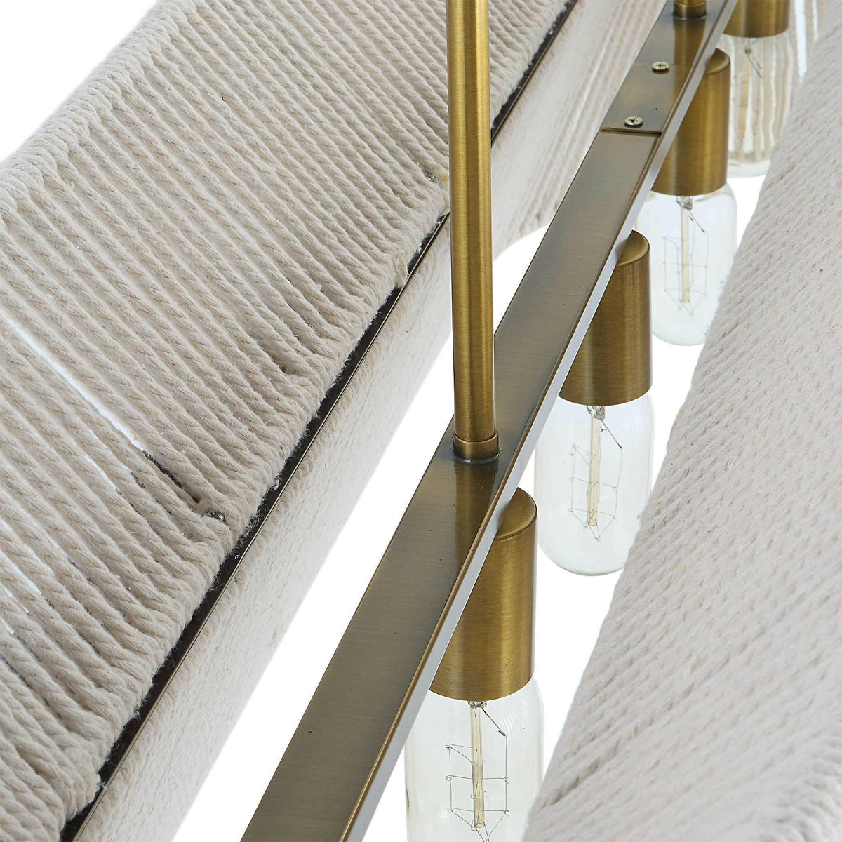 Highly Strung, 5 Lt Linear Pendant - White.