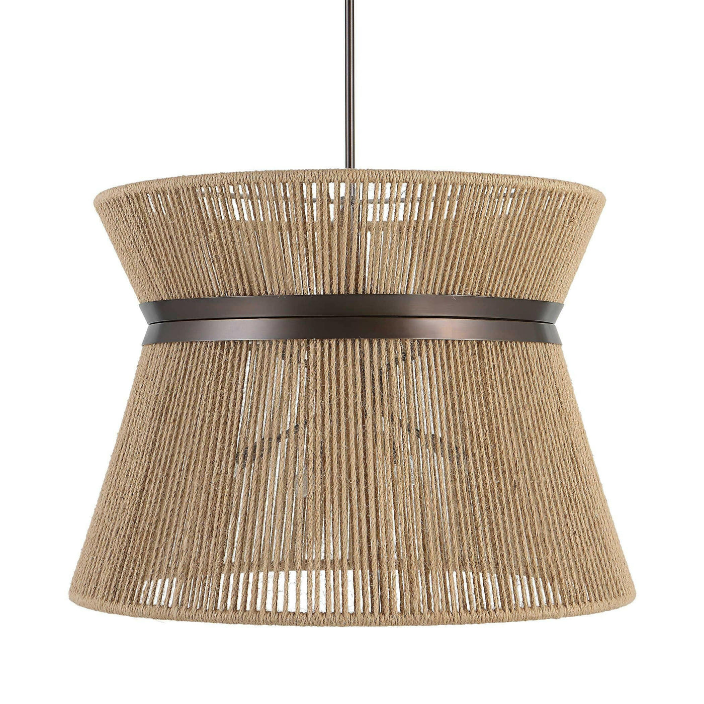 Uttermost Lighting Highly Strung, 8 Lt Round Pendant - Natural House of Isabella UK