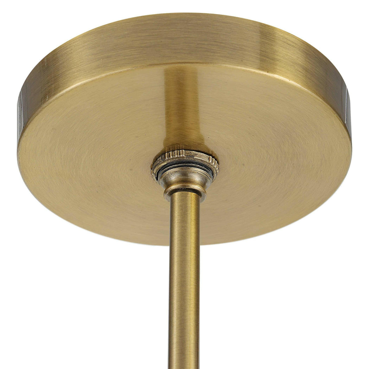 Highly Strung, 8 Lt Round Pendant - White.