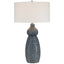 Uttermost Lighting Holloway Cobalt Blue Table Lamp House of Isabella UK