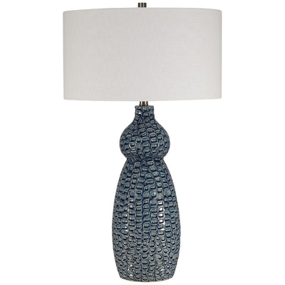 Uttermost Lighting Holloway Cobalt Blue Table Lamp House of Isabella UK