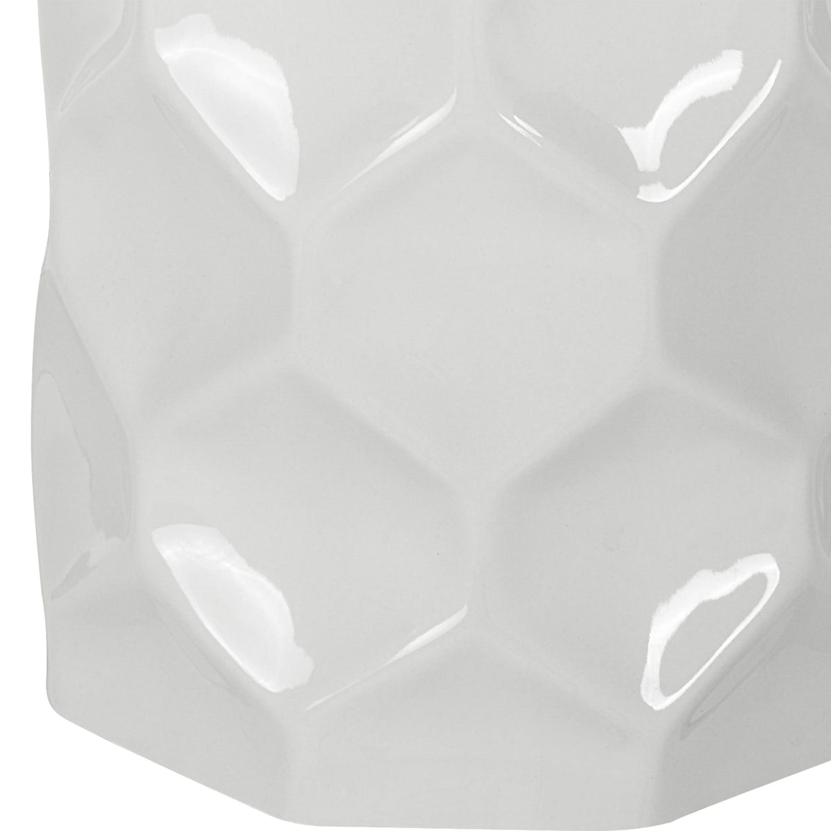 Uttermost Lighting Honeycomb White Table Lamp House of Isabella UK