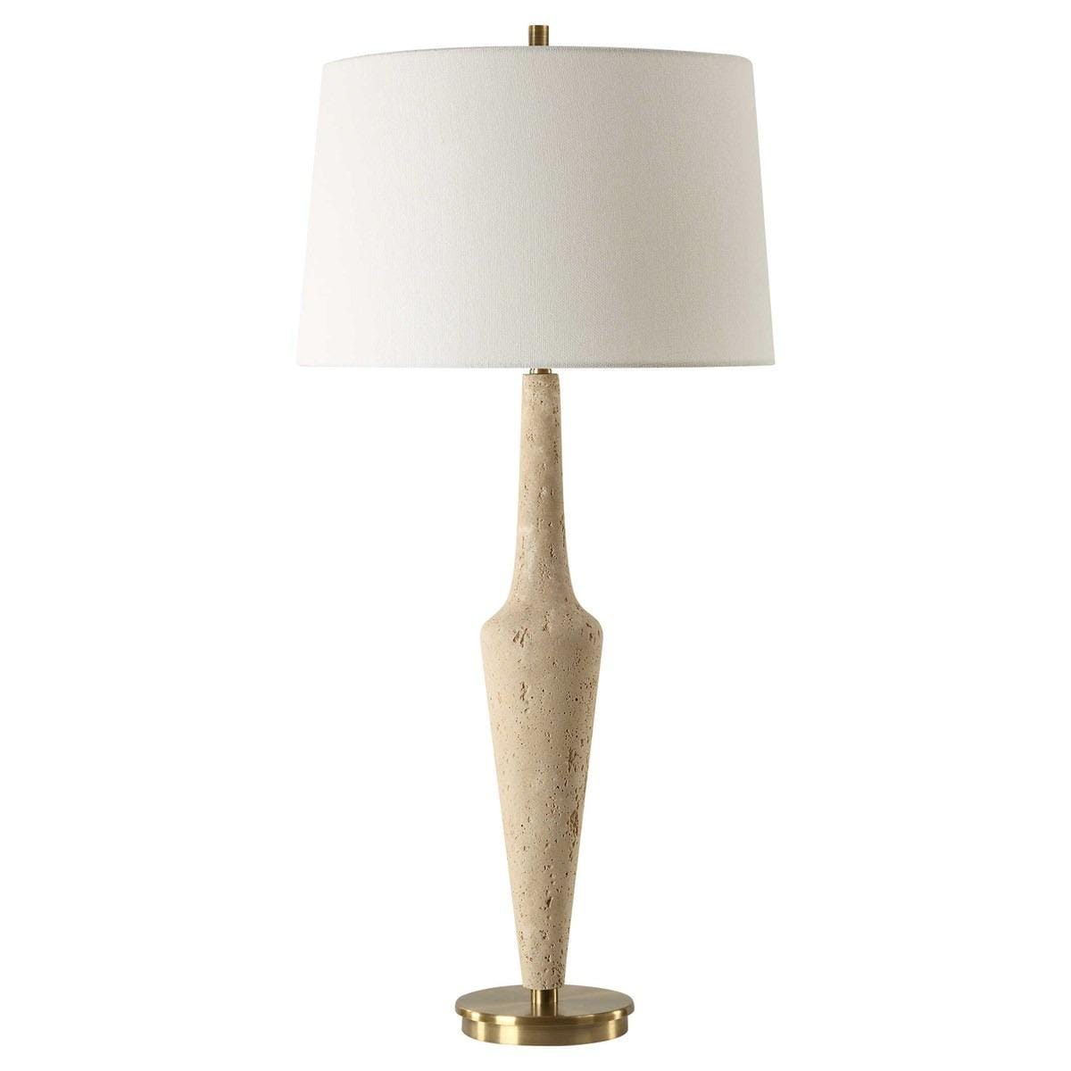 Uttermost Lighting Juliet Travertine Table Lamp House of Isabella UK
