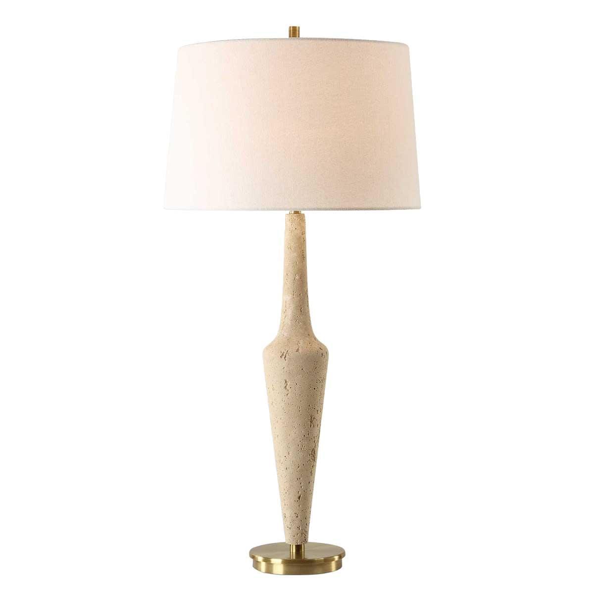 Uttermost Lighting Juliet Travertine Table Lamp House of Isabella UK