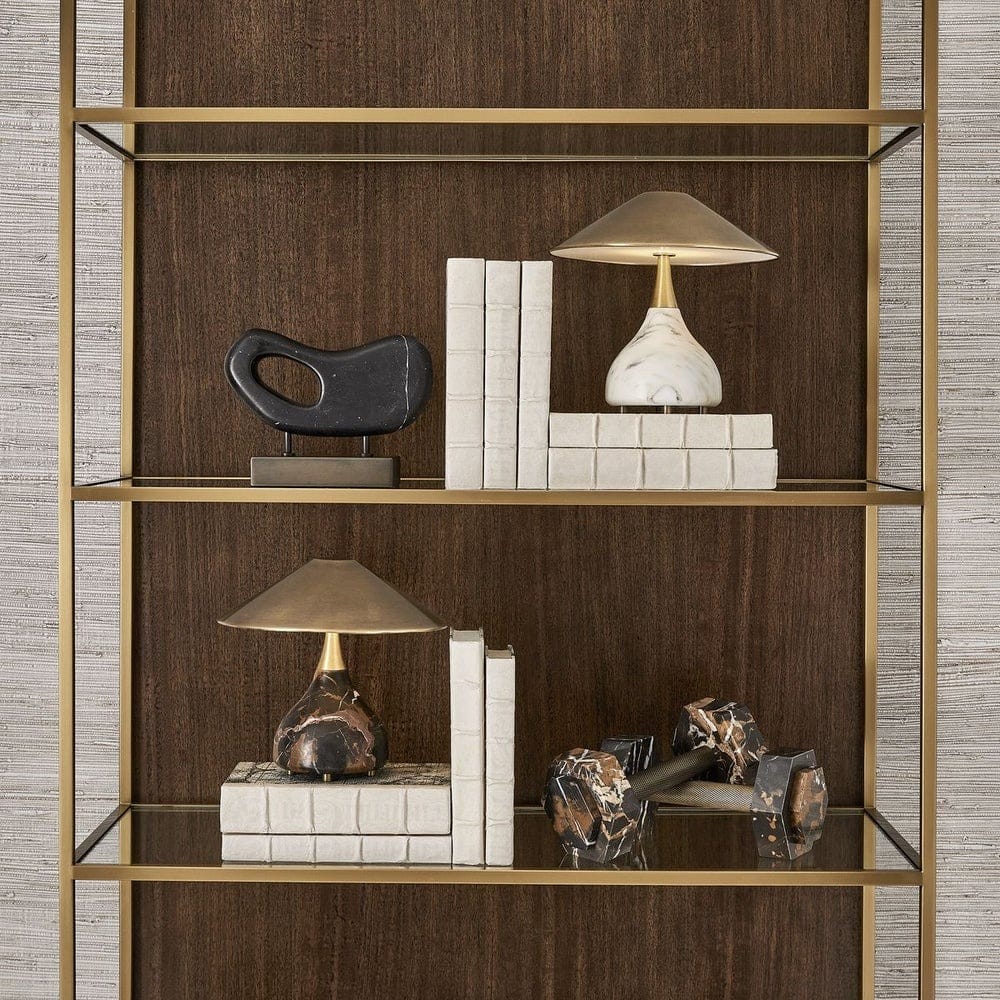 Uttermost Lighting Kiss Rechargeable Mini Lamp in Arabescato Marble House of Isabella UK