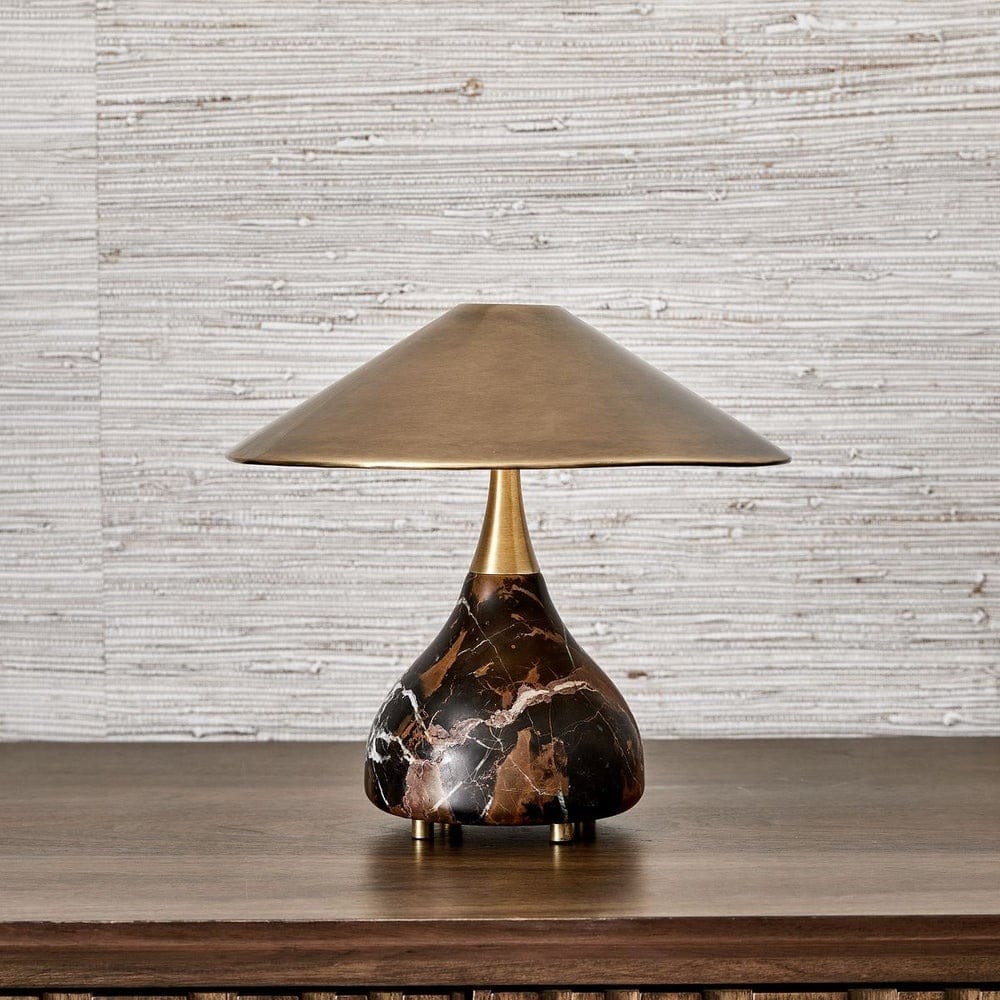 Uttermost Lighting Kiss Rechargeable Mini Lamp in Michelangelo Marble House of Isabella UK