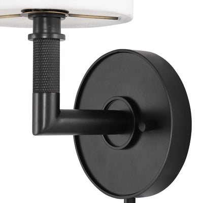 Uttermost Lighting Knurl Wall Light - Black House of Isabella UK