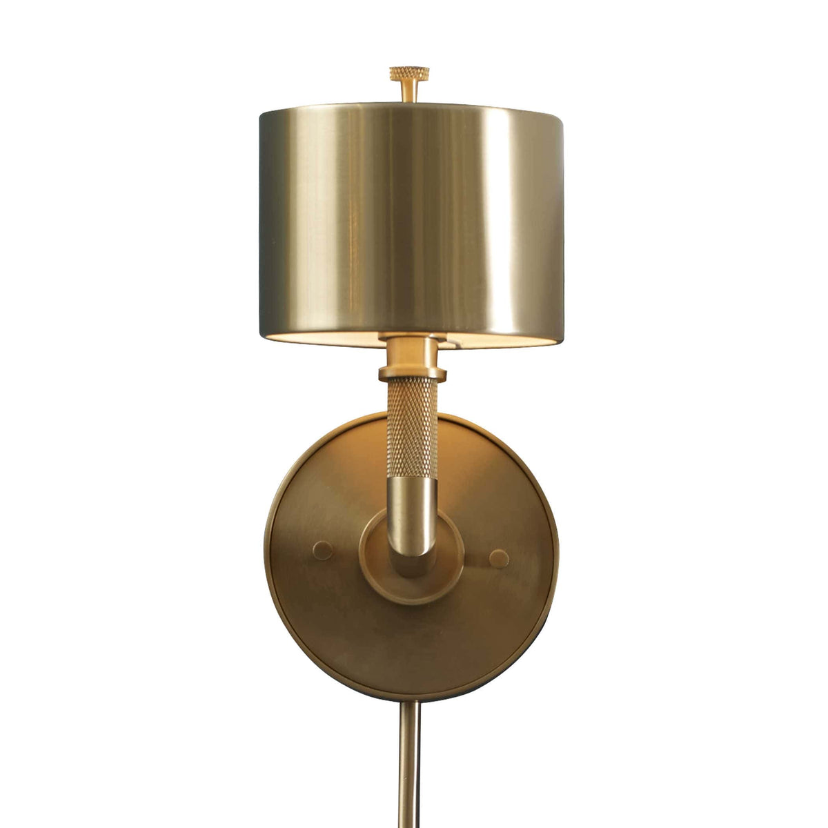 Uttermost Lighting Knurl Wall Light - Brass House of Isabella UK