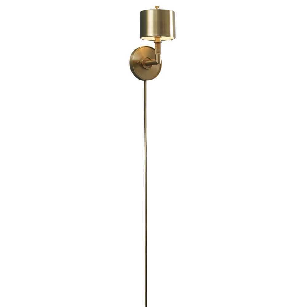 Uttermost Lighting Knurl Wall Light - Brass House of Isabella UK