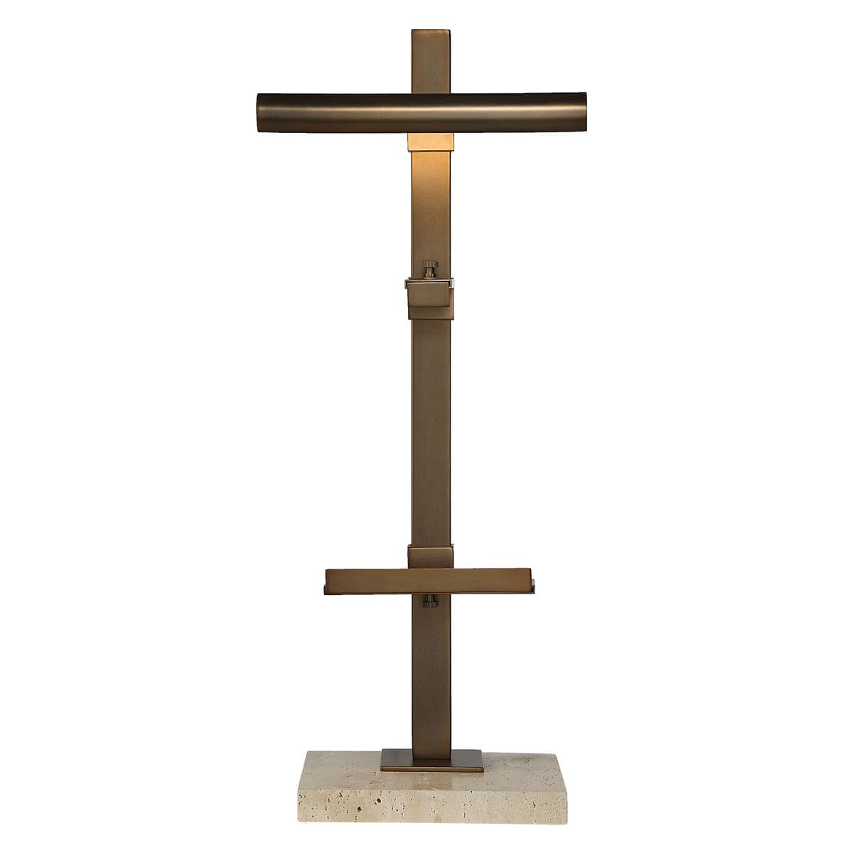 Uttermost Lighting Lean On Me Lighted Easel in Travertine/Bronze House of Isabella UK