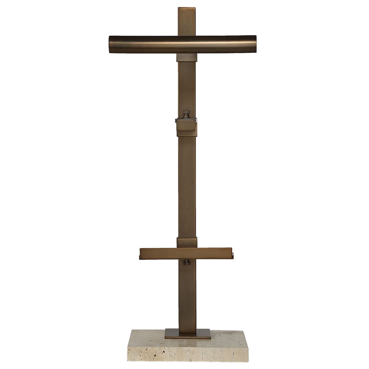 Uttermost Lighting Lean On Me Lighted Easel in Travertine/Bronze House of Isabella UK