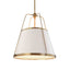 Uttermost Lighting Leather Classic 4 Light Pendant in White House of Isabella UK