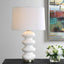 Uttermost Lighting Liora White Table Lamp House of Isabella UK