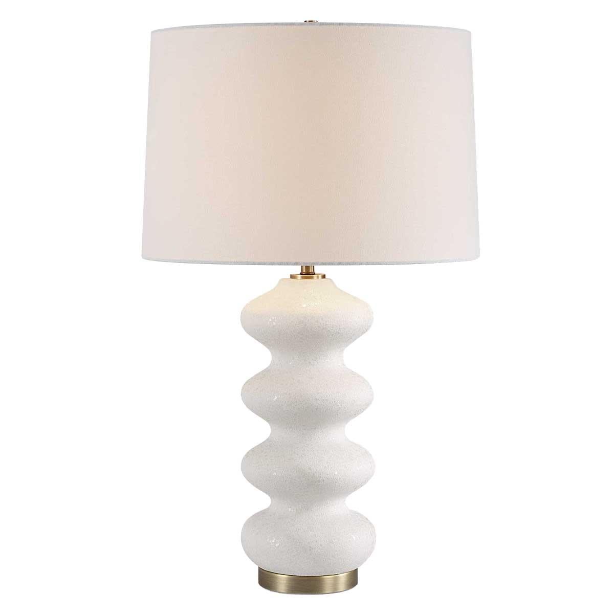 Uttermost Lighting Liora White Table Lamp House of Isabella UK