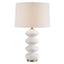 Uttermost Lighting Liora White Table Lamp House of Isabella UK