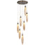 Uttermost Lighting Lunar Drops 7 Light LED Pendant House of Isabella UK