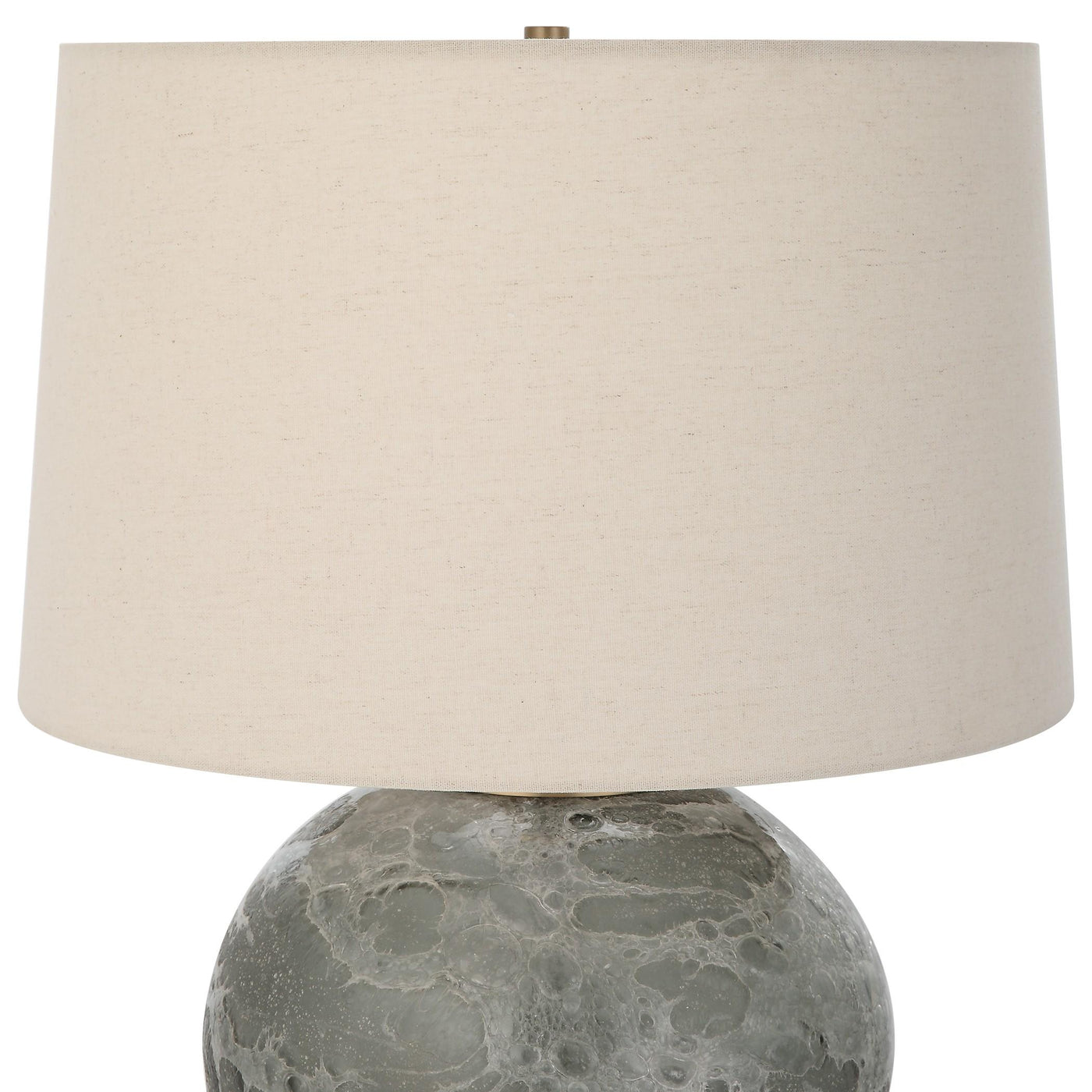 Uttermost Lighting Lunia Gray Glass Table Lamp House of Isabella UK