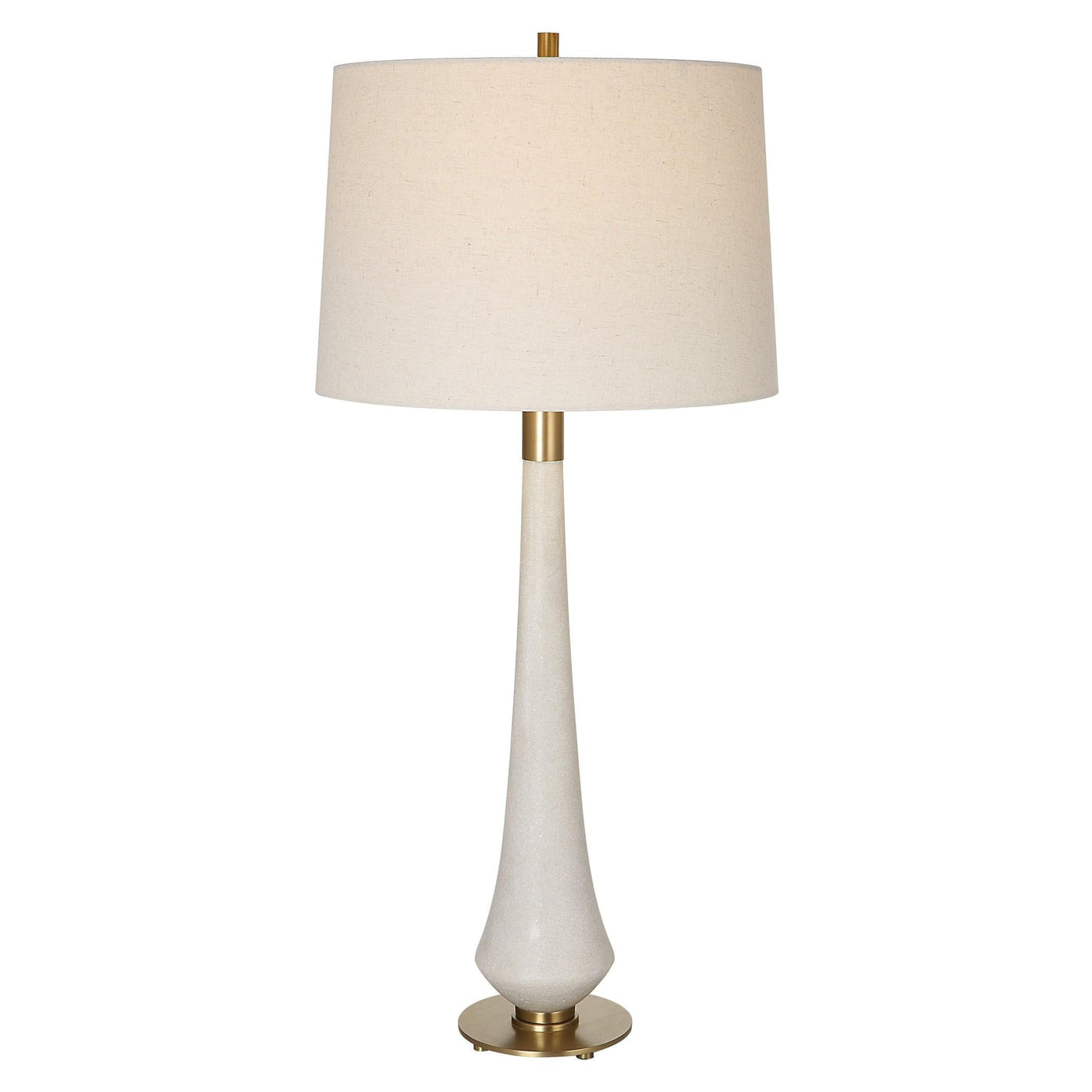 Uttermost Lighting Marille Ivory Stone Table Lamp House of Isabella UK