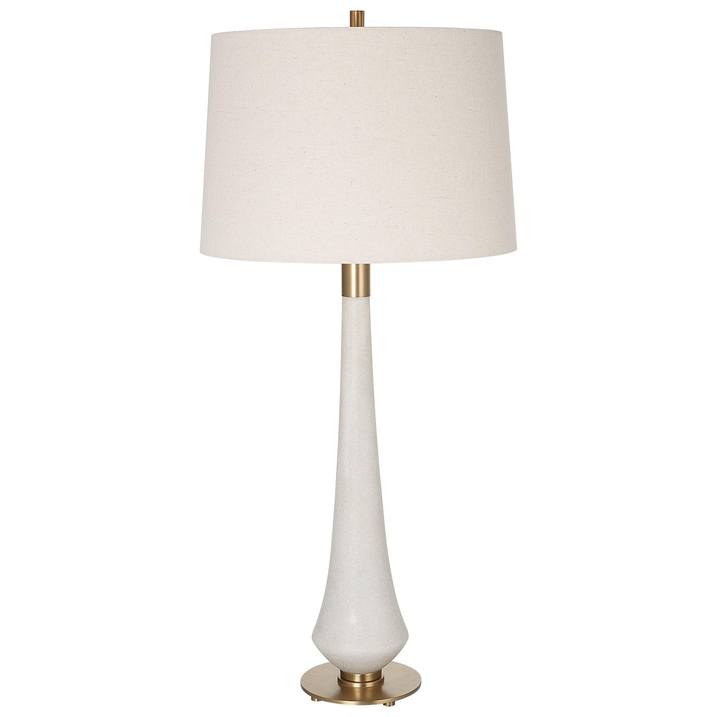 Uttermost Lighting Marille Ivory Stone Table Lamp House of Isabella UK