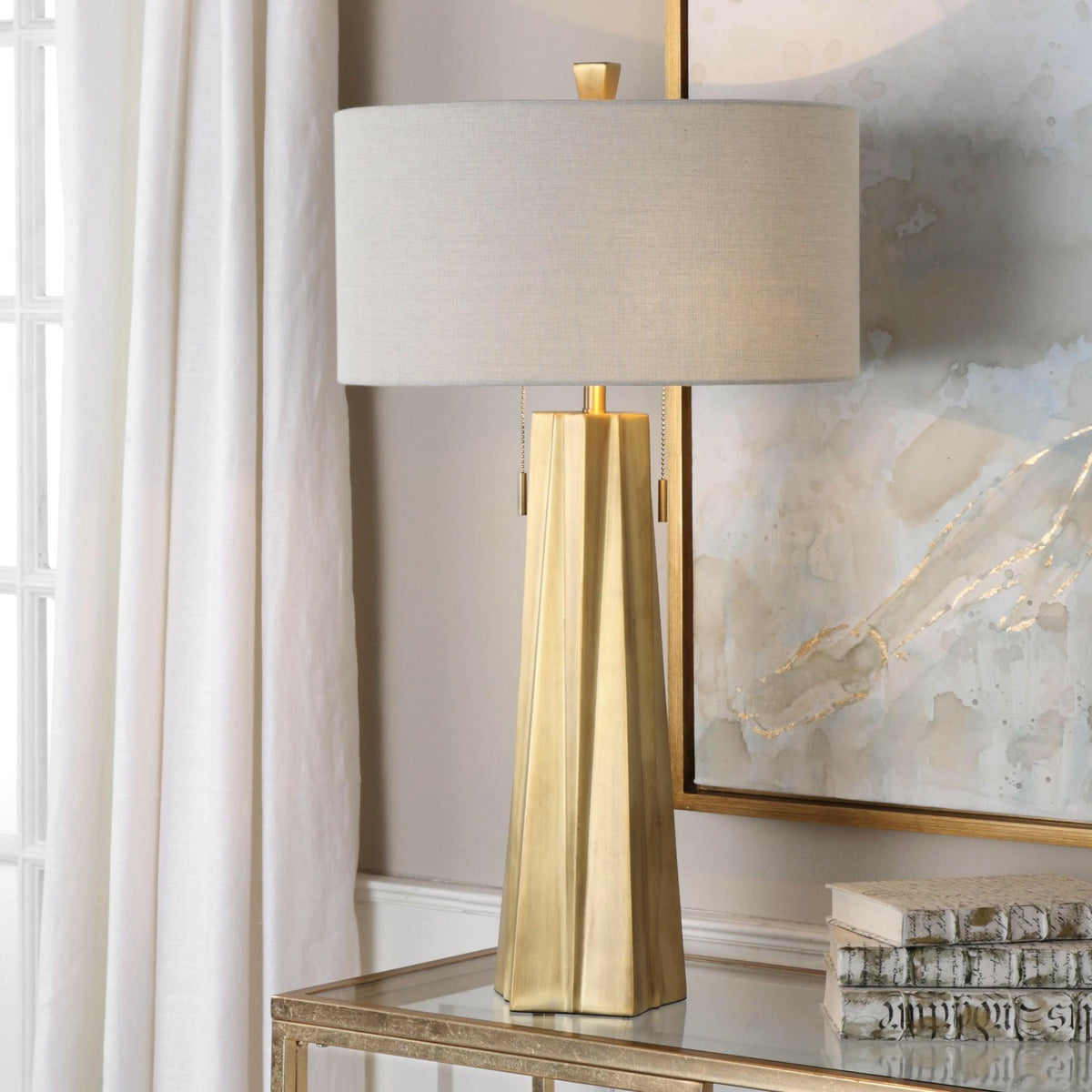Maris Gold Table Lamp.