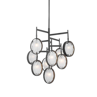 Uttermost Lighting Maxin Dark Bronze 9 Light Chandelier House of Isabella UK