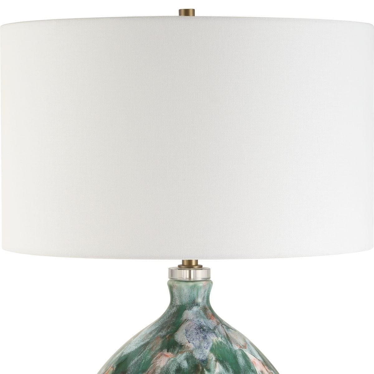 Uttermost Lighting Mihaela Drip Glaze Table Lamp House of Isabella UK