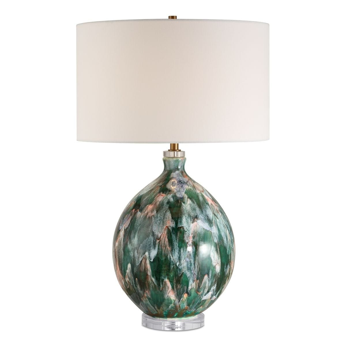 Uttermost Lighting Mihaela Drip Glaze Table Lamp House of Isabella UK
