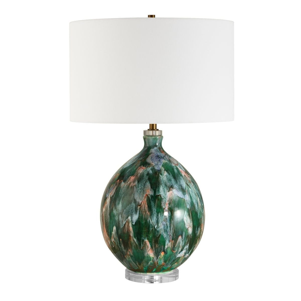 Uttermost Lighting Mihaela Drip Glaze Table Lamp House of Isabella UK