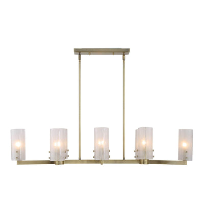 Uttermost Lighting Mistie, 8 Light Linear Chandelier House of Isabella UK