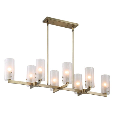 Uttermost Lighting Mistie, 8 Light Linear Chandelier House of Isabella UK