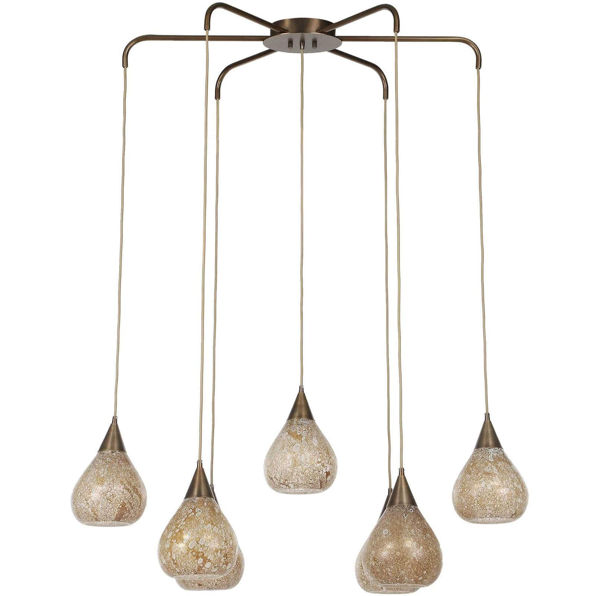 Uttermost Lighting Monsoon 7 Light Chandelier House of Isabella UK