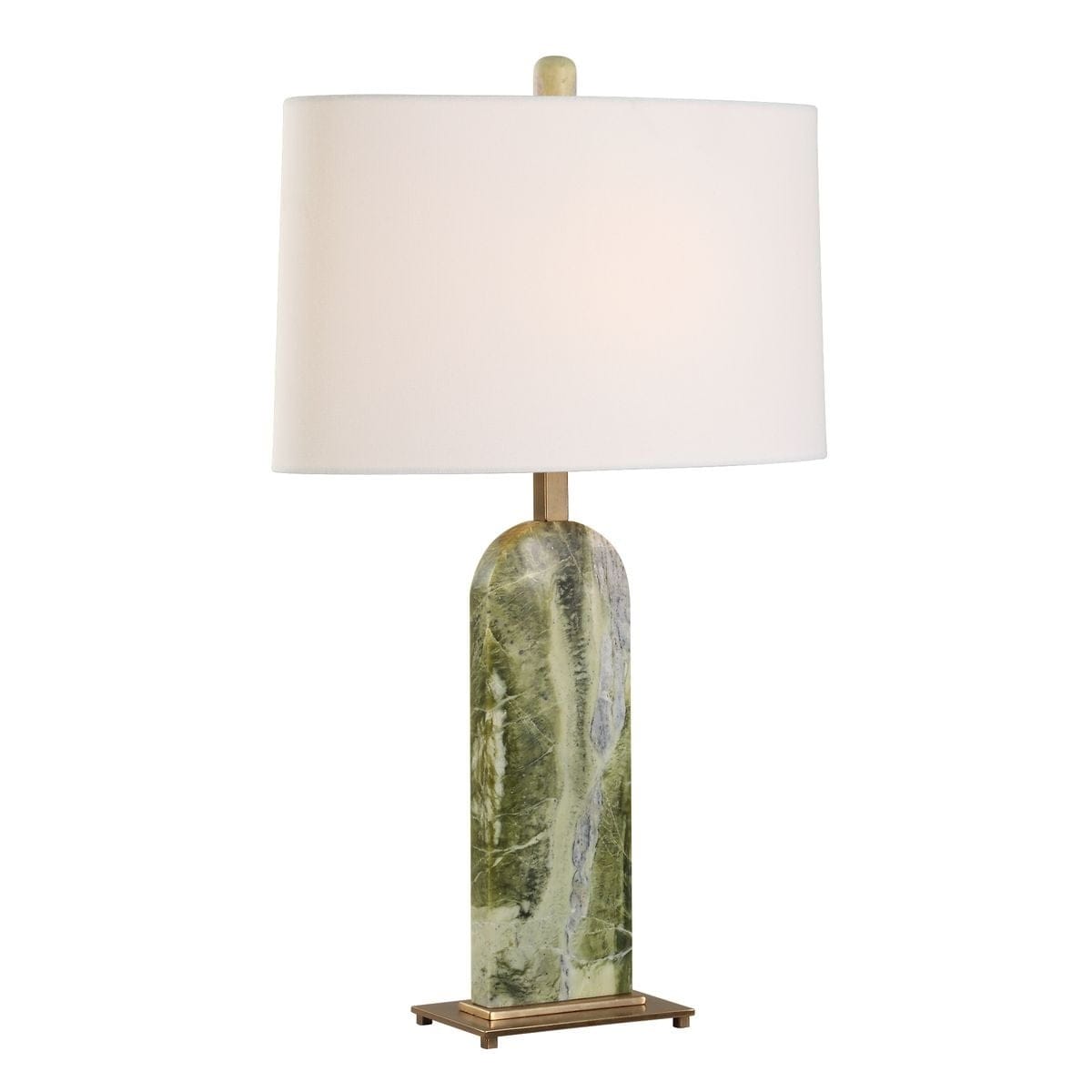 Uttermost Lighting Moorea Green Marble Table Lamp House of Isabella UK
