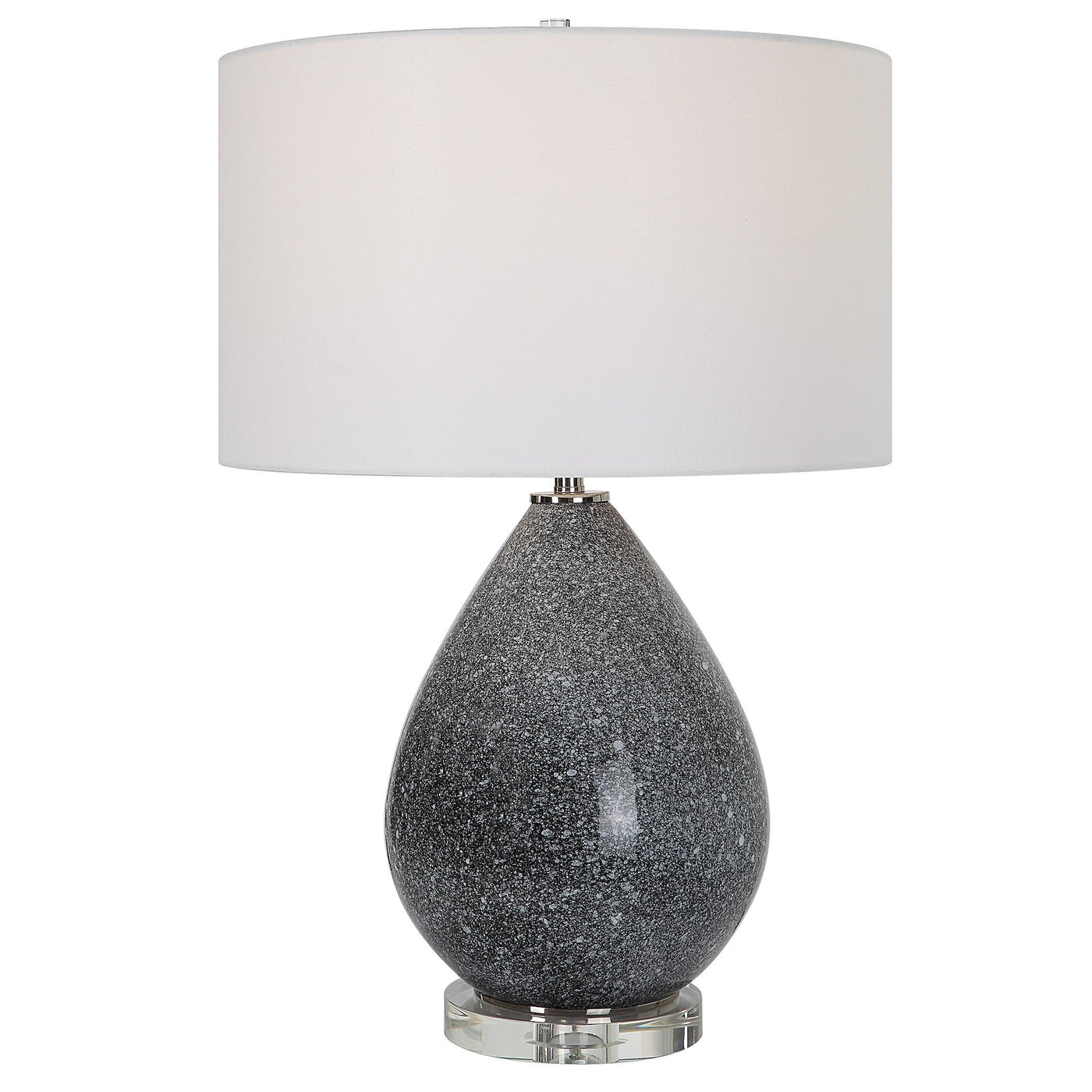 Uttermost Lighting Nebula Speckled Glaze Table Lamp House of Isabella UK