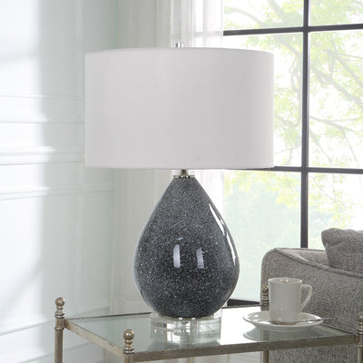 Uttermost Lighting Nebula Speckled Glaze Table Lamp House of Isabella UK