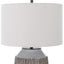 Uttermost Lighting Neolithic Blue-Gray Table Lamp House of Isabella UK