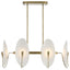 Uttermost Lighting Opal Wand 6 Light LED Pendant House of Isabella UK