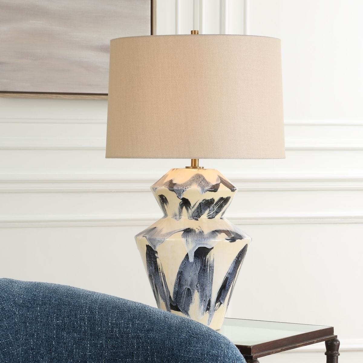 Uttermost Lighting Oranda Abstract Geometric Table Lamp House of Isabella UK