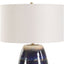 Uttermost Lighting Orleans Blue Glaze Table Lamp House of Isabella UK