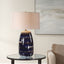 Uttermost Lighting Orleans Blue Glaze Table Lamp House of Isabella UK