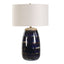 Uttermost Lighting Orleans Blue Glaze Table Lamp House of Isabella UK
