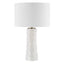Uttermost Lighting Pavlova Glossy White Table Lamp House of Isabella UK