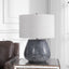 Uttermost Lighting Pebbles Metallic Gray Table Lamp House of Isabella UK