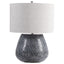 Uttermost Lighting Pebbles Metallic Gray Table Lamp House of Isabella UK