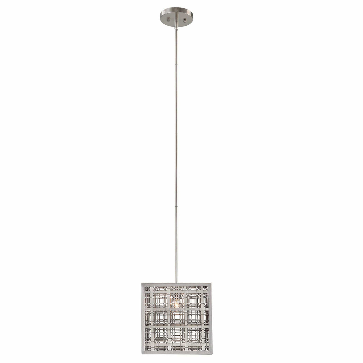 Uttermost Lighting Pendleton 1 Light Nickel Pendant House of Isabella UK