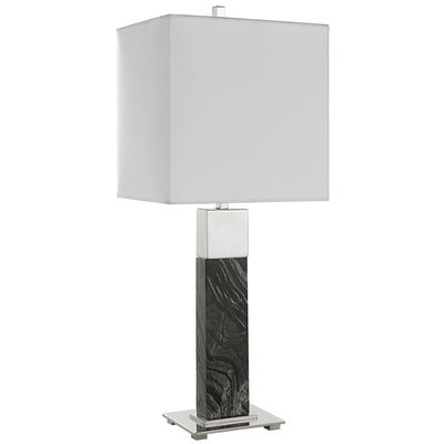 Uttermost Lighting Pilaster Black Marble Table Lamp House of Isabella UK