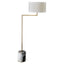 Uttermost Lighting Pivot Floor Lamp - Panda Marble/Brass House of Isabella UK
