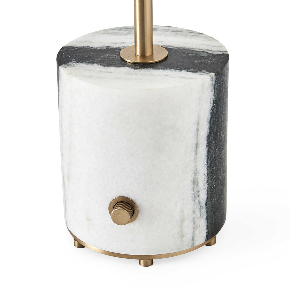 Uttermost Lighting Pivot Table Lamp - Panda Marble/Brass House of Isabella UK