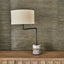 Uttermost Lighting Pivot Table Lamp - Travertine/Bronze House of Isabella UK